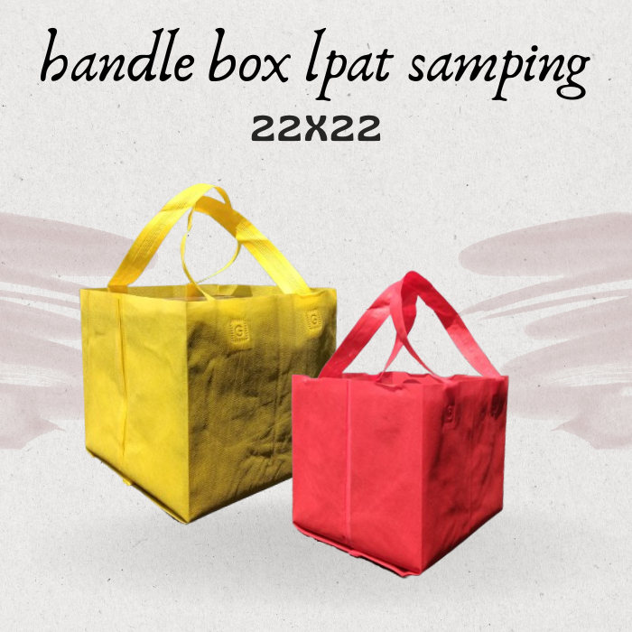 

Tas spunbond semi box 22x22 Tas Goodiebag / Tas Hajatan
