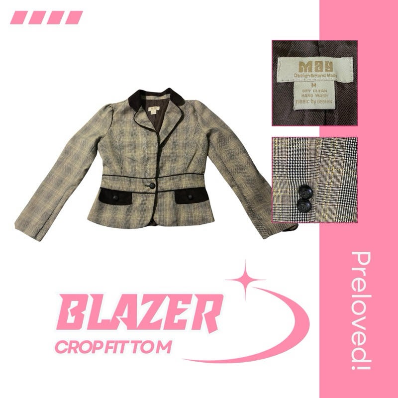 PRELOVED Blazer Crop