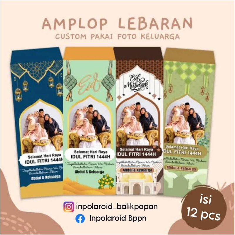 

1 Pack Amplop Custom Lebaran Jumbo (isi 12)