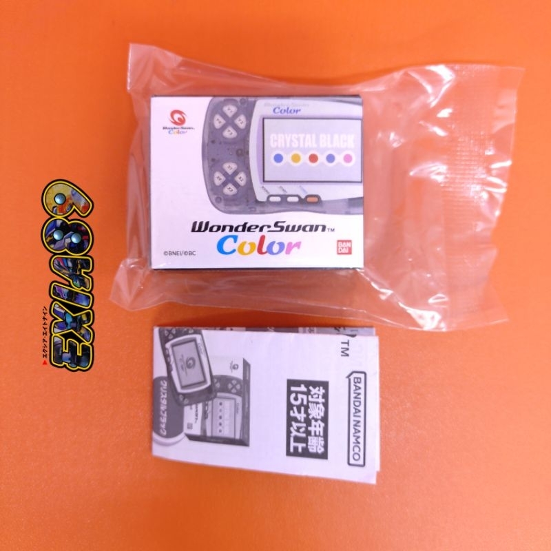 Wonderswan Color Miniature Charms - Clear Black