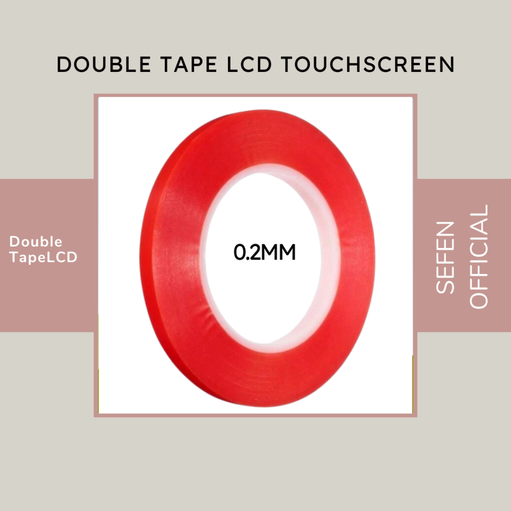 

Double Tape Merah 0.2 / Lem LCD Touchscreen / Lem Multi Fungsi / Lem