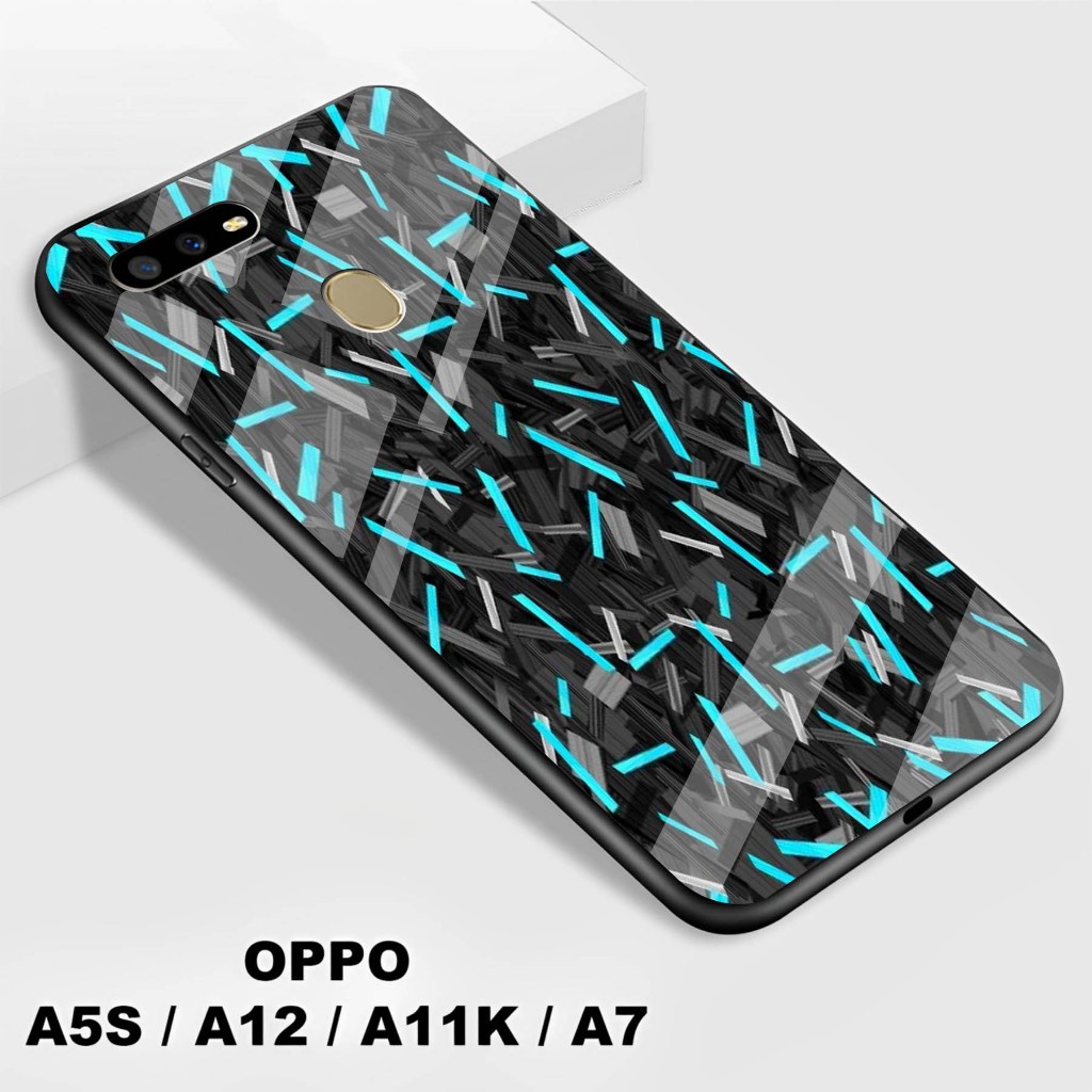 Softcase Kaca Kilau Oppo A5S / A12 / A7 / A11K - Softcase Kaca   Oppo A5S / A12 / A7 / A11K - Softca