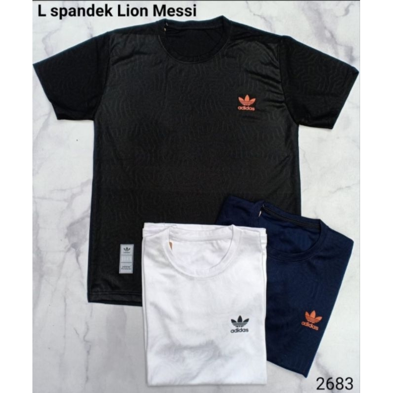 baju kaos cowok adid*s lion messi/tshirt lion messi size L