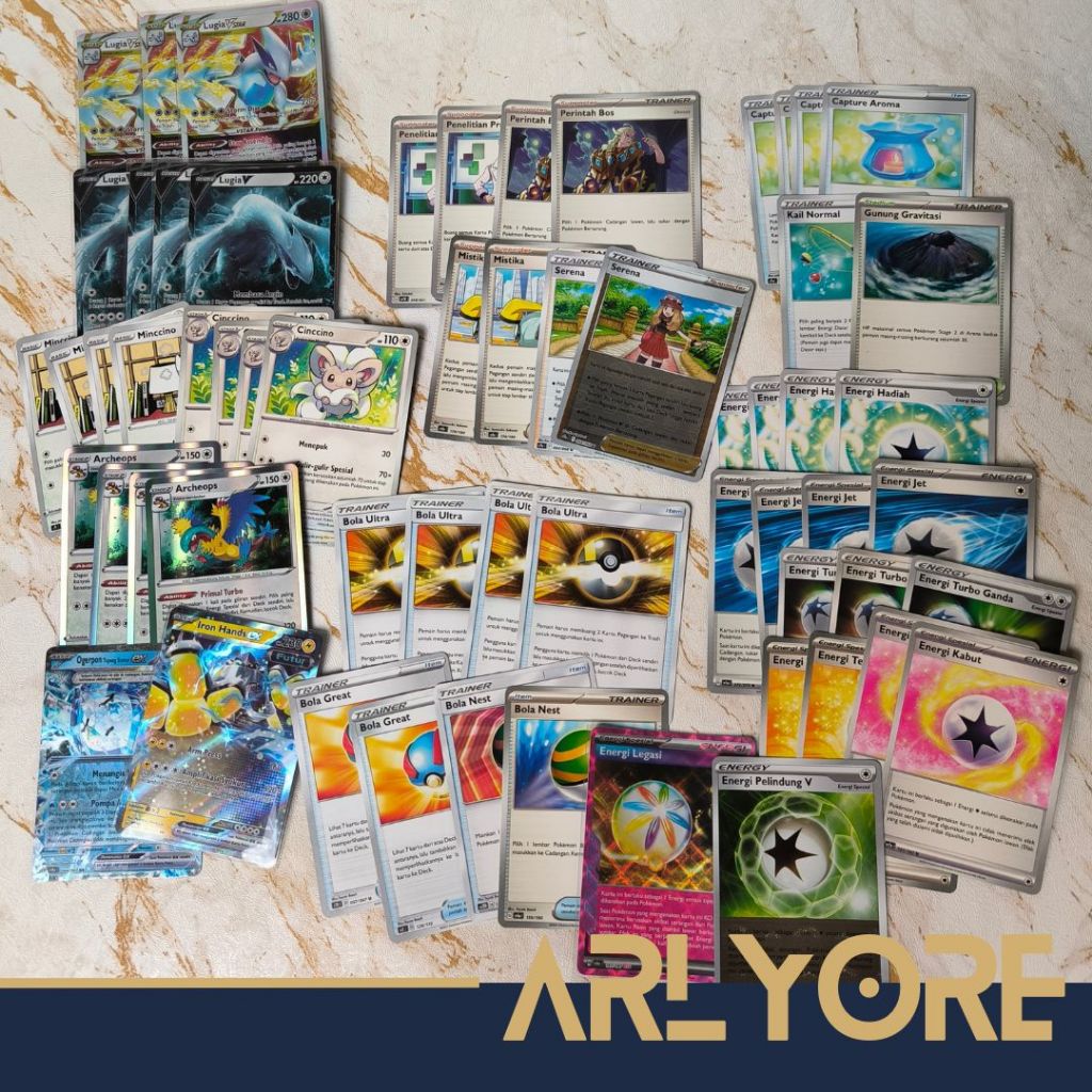 Pokemon TCG Indonesia Lugia Deck