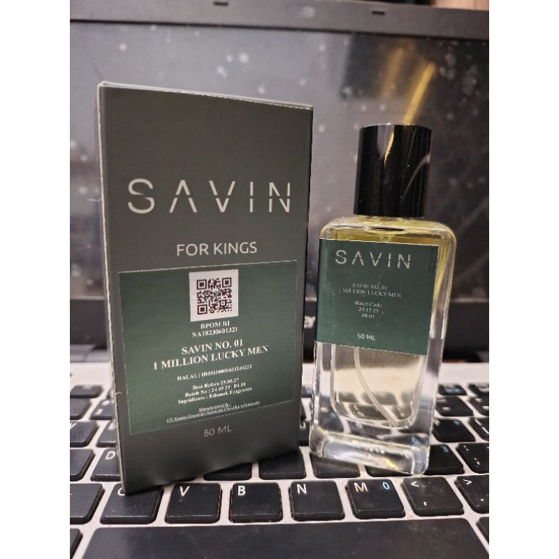 Parfum Savin No. 01 One Million Lucky 50 ML Extrait De Parfum (Preloved)