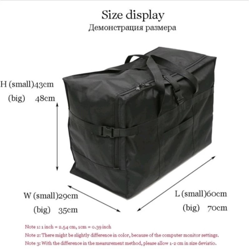 Tas pakaian jumbo tas cover jumbo hitam/tas pakaian/tas besar