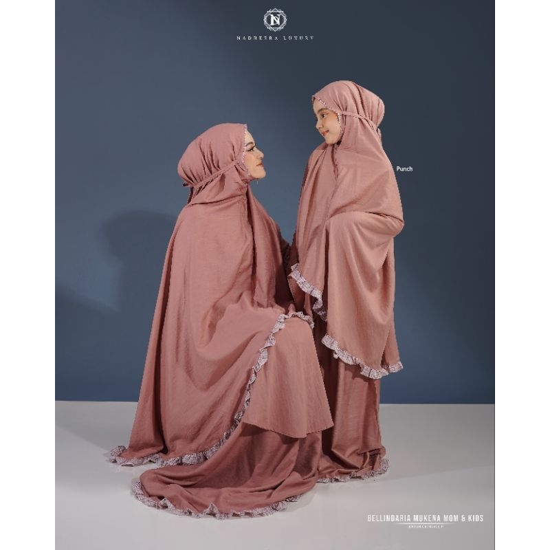 MUKENA PROMO // BELLINDARIA MUKENA COUPLE NADHEERA LUXURY // MUKENA IBU ANAK // MUKENA DEWASA // MUK