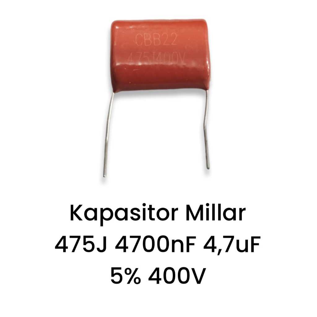 KAPASITOR MILAR 475J 4700nF 4,7uF 5% 400V