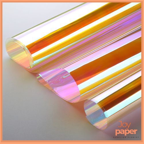

Hologram Flower Wrapping Paper Waterproof Paper Kertas Hologram Bening Buket Bunga Korean Wrapping Florist