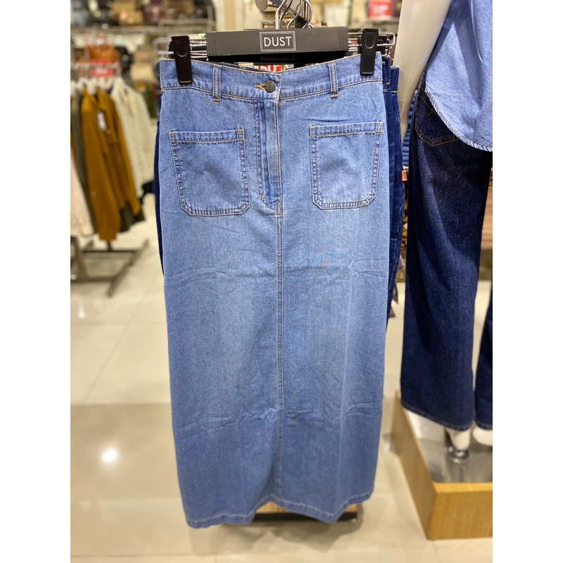 rok dust soft jeans ori matahari