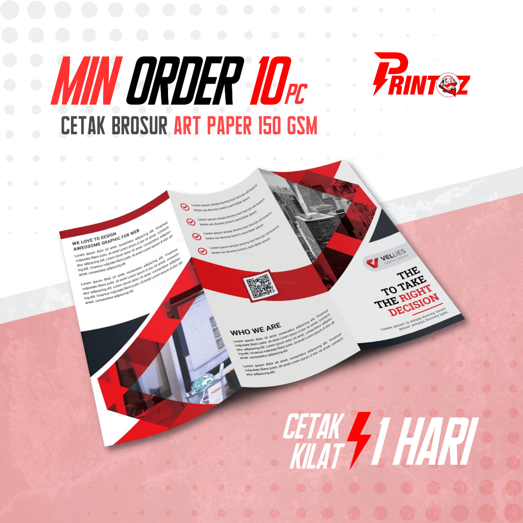 

Cetak Brosur Lipat 2 Sisi Cetak Leaflet Brosur Pamflet Custom Cetak Brosur Quantity Sedikit