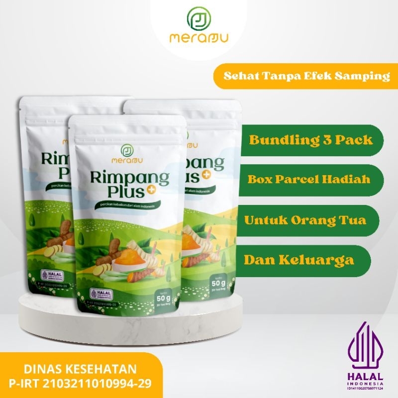 

Paket 3 Pack Teh Rimpang Herbal Jsr Zaidul Akbar - Hadiah Untuk Orangtua & Keluarga - Minuman Kesehatan Tanpa Efek Samping