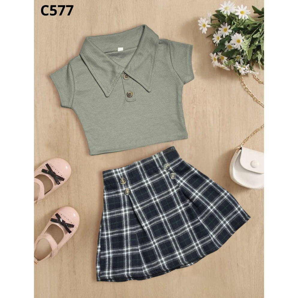 Stok terbatas D4 SETELAN ANAK PEREMPUAN THALITA C577