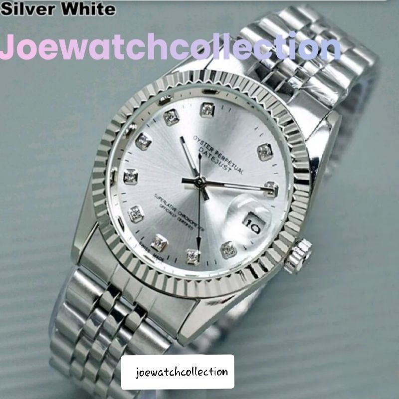 ROLEX TRENDING Jam Tangan Pria dan Wanita Rantai Jubilee  Original Full Daimond Classic