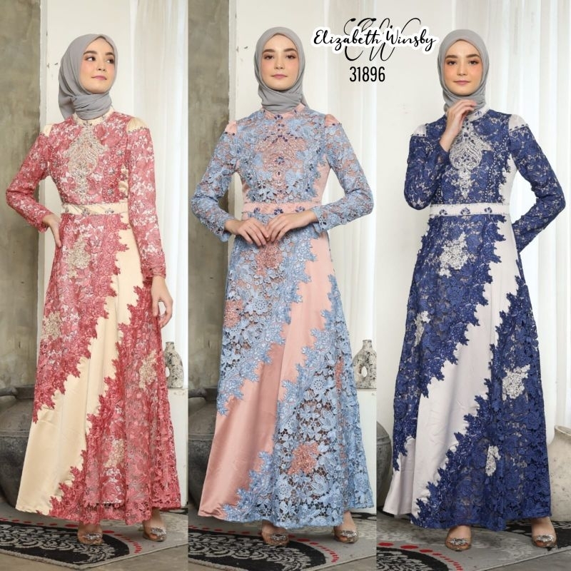 Elizabeth Winsby 31896 Gamis Dress Muslim Fashion Muslim