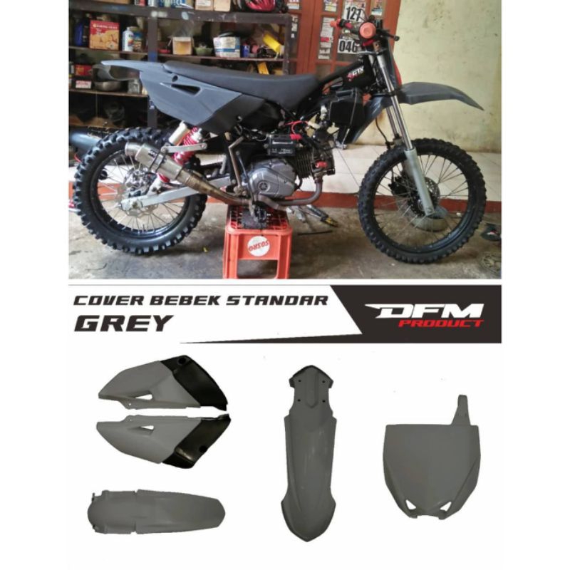 body set yz 85 new cover bodi trail yz85 warna abu bodyset bebek standar YZ85NEW DFM