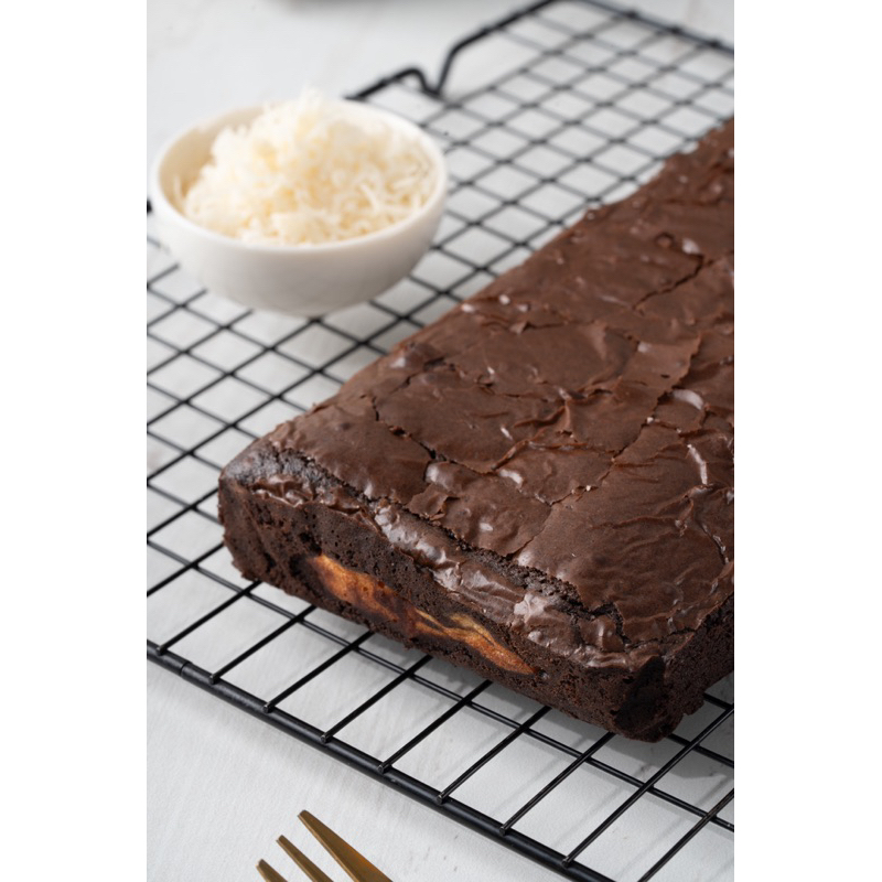 

RB Browncheese Brownies Panggang Insert Cheese 20x10 Fudgy Brownies