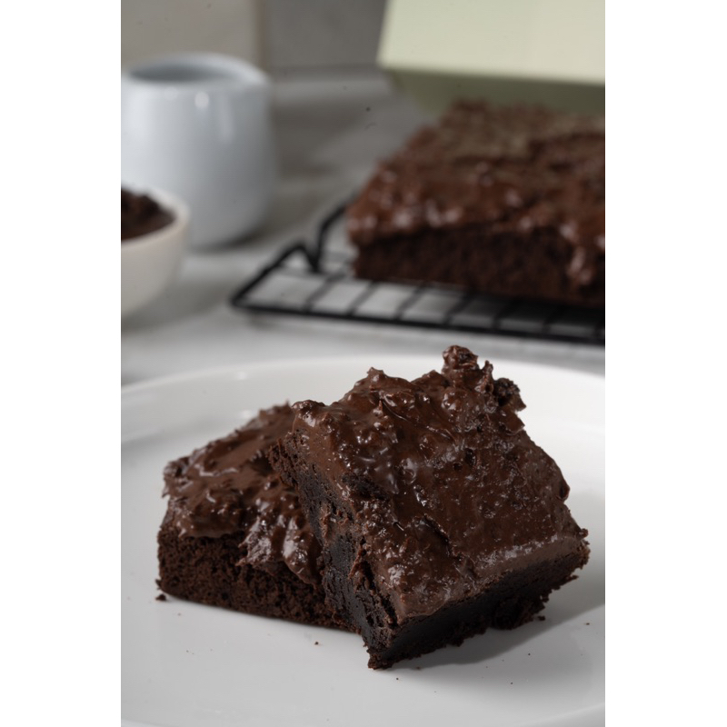 

Browncheese Brownies Panggang Choco crunchy 20x10 | Fudgy Brownies