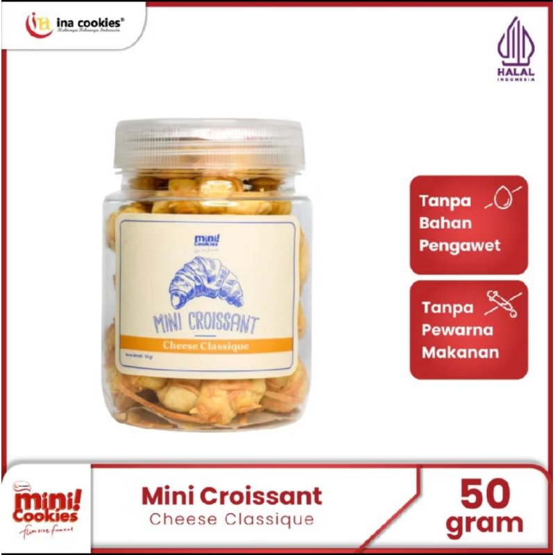 

Minicookies Croissant Cheese Clasique Inacookies