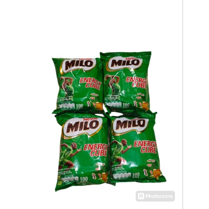 

Paket 4 pack COKLAT PERMEN MILO ENERGY CUBE 100 pcs original