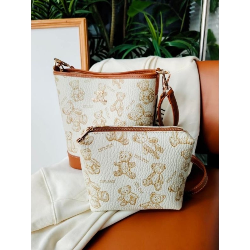 TTWN BEAR GUOO BEAR BANGKOK - GU1165 - tote Wanita TTWN BEAR - TAS TOTE TERLARIS - TAS TOTE WANITA -