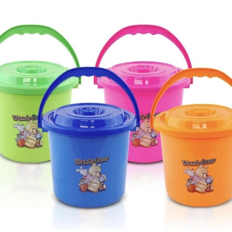 Ember plastik Shinpo Deluxe 2.5 gl, 3 gl, 4 gl dan 6 gl/ Ember plastik gagang plastik/ Ember plastik