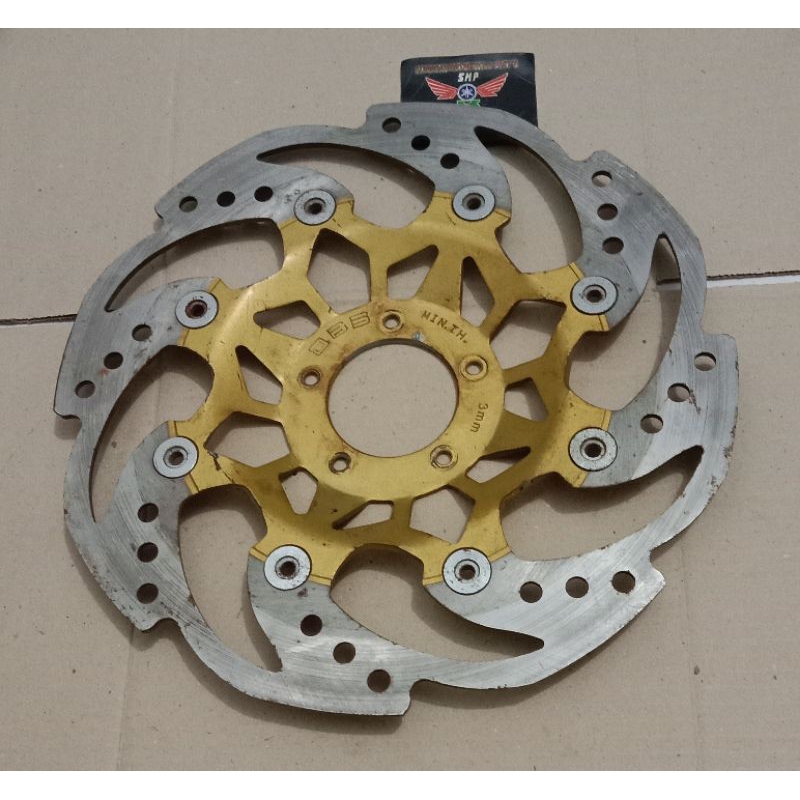 Piringan cakram depan DBS Honda GL Pro, Tiger, Megapro, PNP Supra lama Supra 100cc.