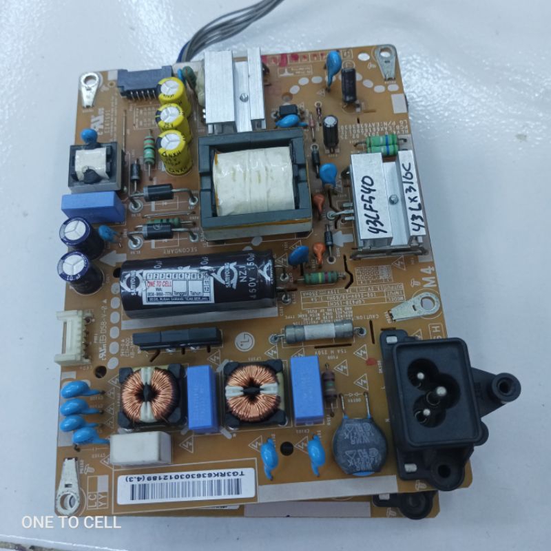 power suplay tv lg 43lf540t - psu tv lg 43lf540t - regulator tv lg 43lf540t