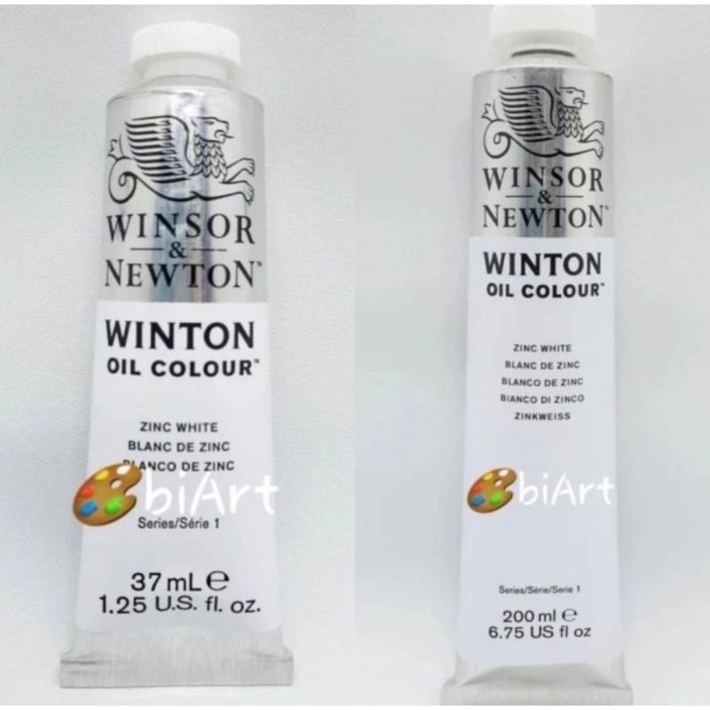 

Cat Minyak Winton Oil Colour 200ml / 37ml Zinc White Winsor & Newton