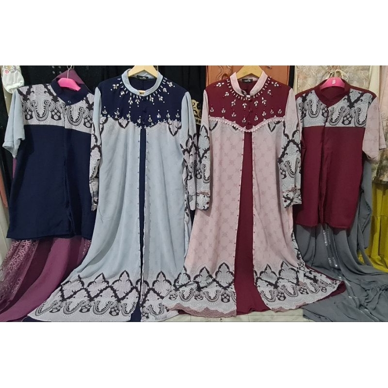 Sale Gamis Lebaran Couple suami istri #couple suami istri# nabil series#gamis cringkel nabil