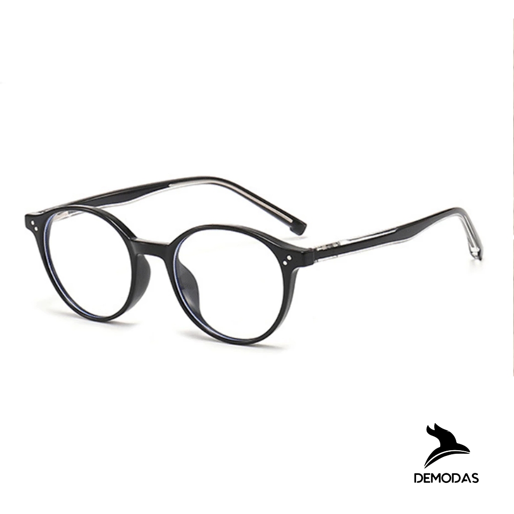 DEMODAS DG2356 Kacamata Oval Lensa Photocromic Bluecromic Antiradiasi Blueray Minus Normal Silinder