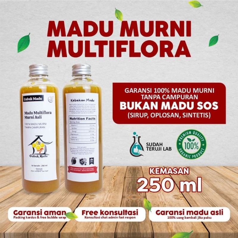 

Madu Multiflora Nektar Kopi - Durian Kemasan 250 ML.