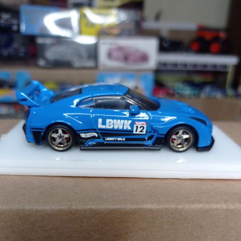 Hotwheels LBWK R35 Biru Loose Unrivet Swap Carlomo