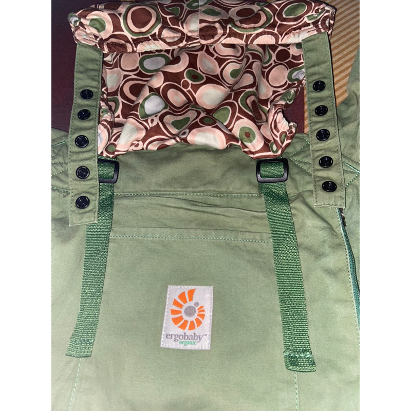 Ergobaby organic river rock green (original) free Tas bayi