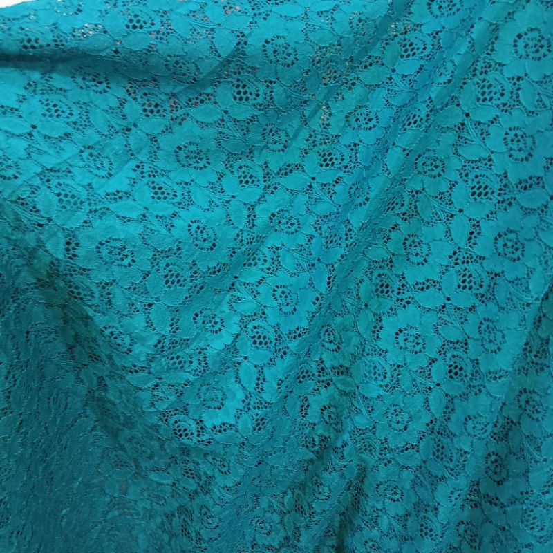 Kain - Kain Katun Brokat Semi prada - Kain Rajut Jala - Kain Meteran Indt | Harga Per Setengah Meter