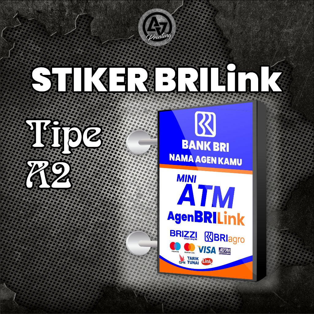 

STIKER VINYL NEON BOX BRILINK MINI ATM TIPE A2 (CUSTOM, NAMA AGEN TULIS DI CHAT/CATATAN)