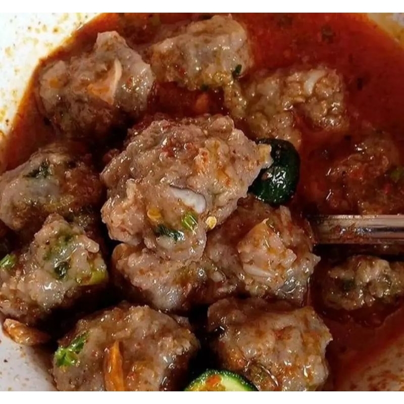 

PAKET 2 BUNGKUS BASO ACI ISI TULANG RANGU SAPI CIRAWANG XTRA CHILI OIL PEDAS SPESIAL