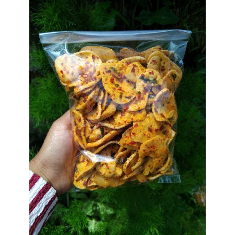

Basreng pedas daun jeruk 500gram