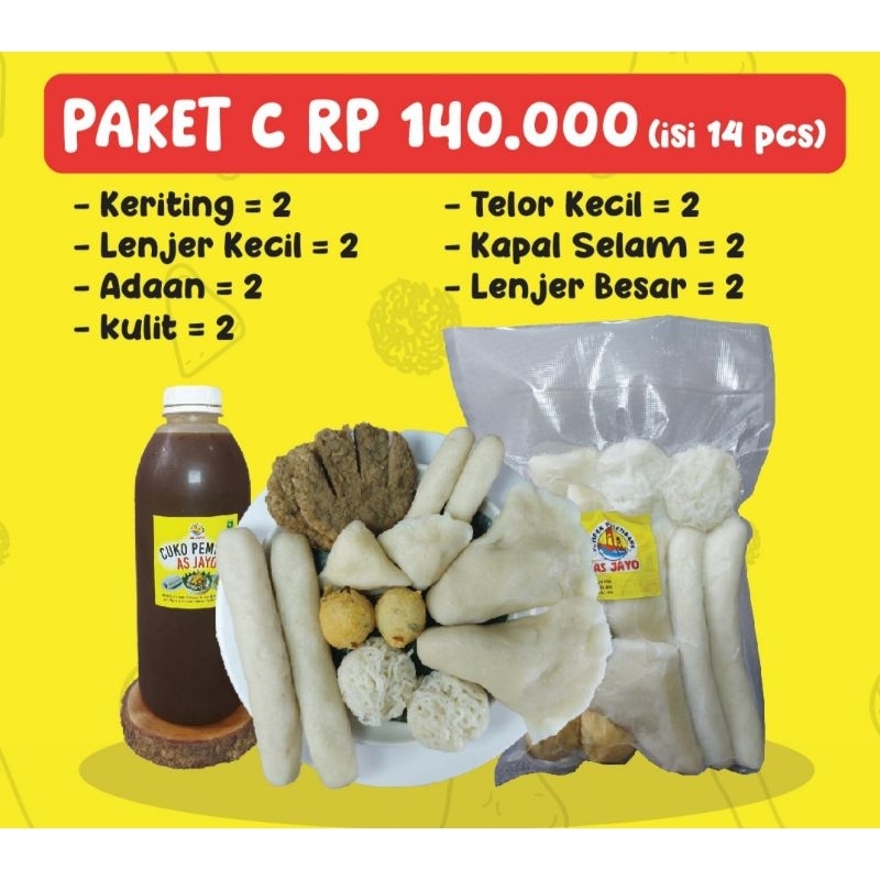 

Pempek As Jayo, pempek frozen, pempek ikan tengiri