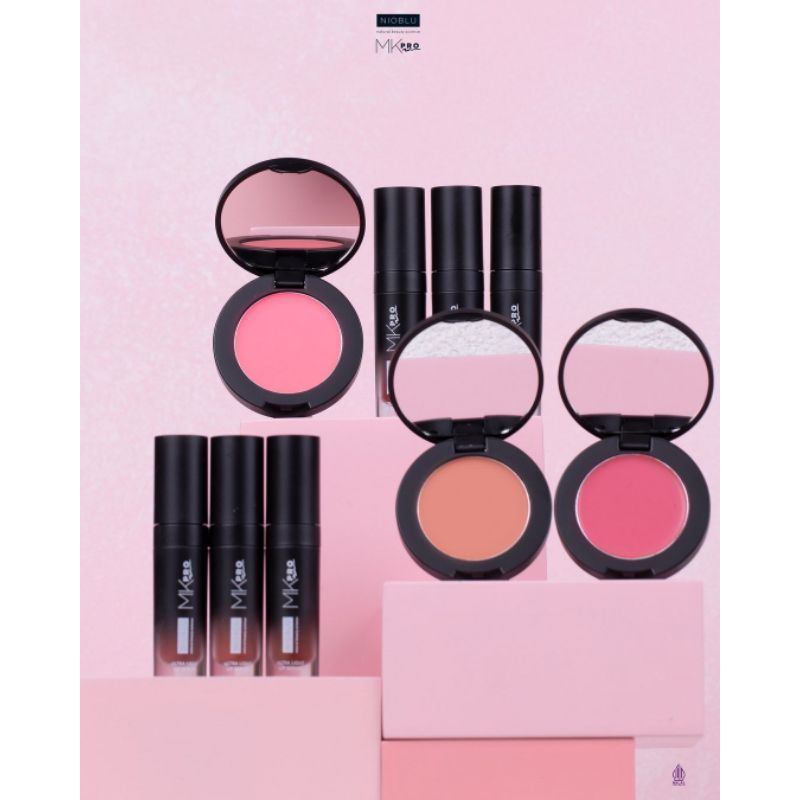 Jafra NIOBLU MKPRO VELVET CHEEK CREME BLUSH ON - CHERRY