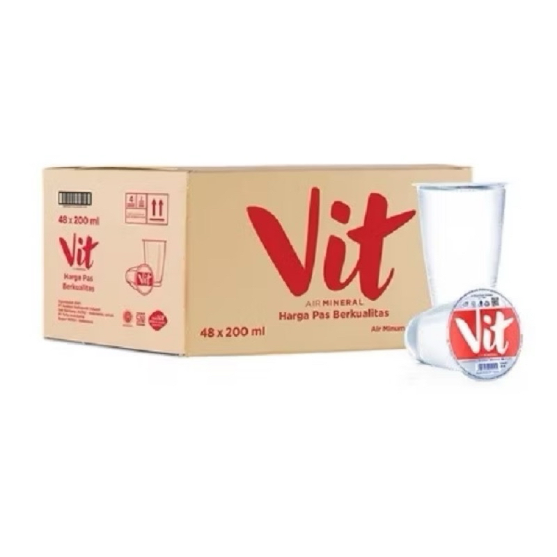 

Vit 200 ml isi 48 gelas/cup