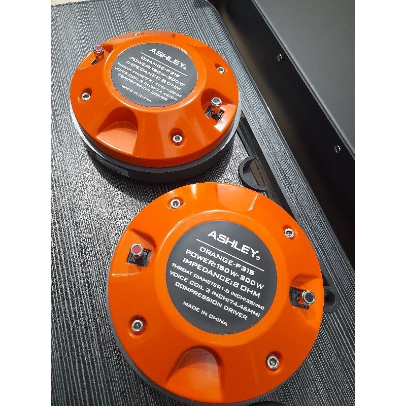 Tweeter Ashley F315 Orange Original Driver F 315 Twitter High Twiter Ashley Voice Coil 3 Inch