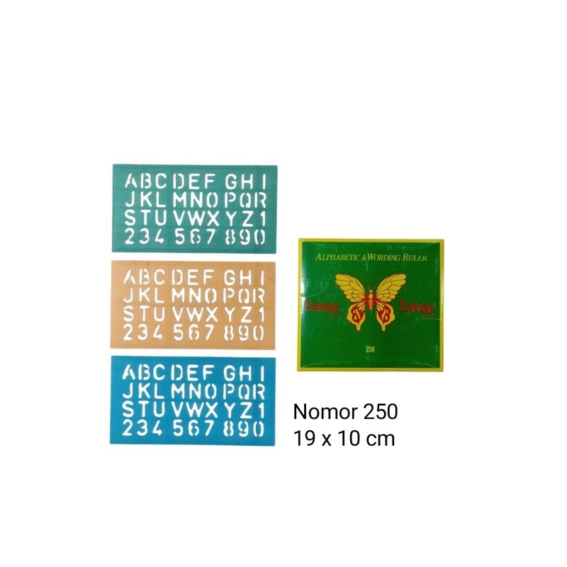

penggaris/rol huruf dan angka nomor 250 ✓ TK