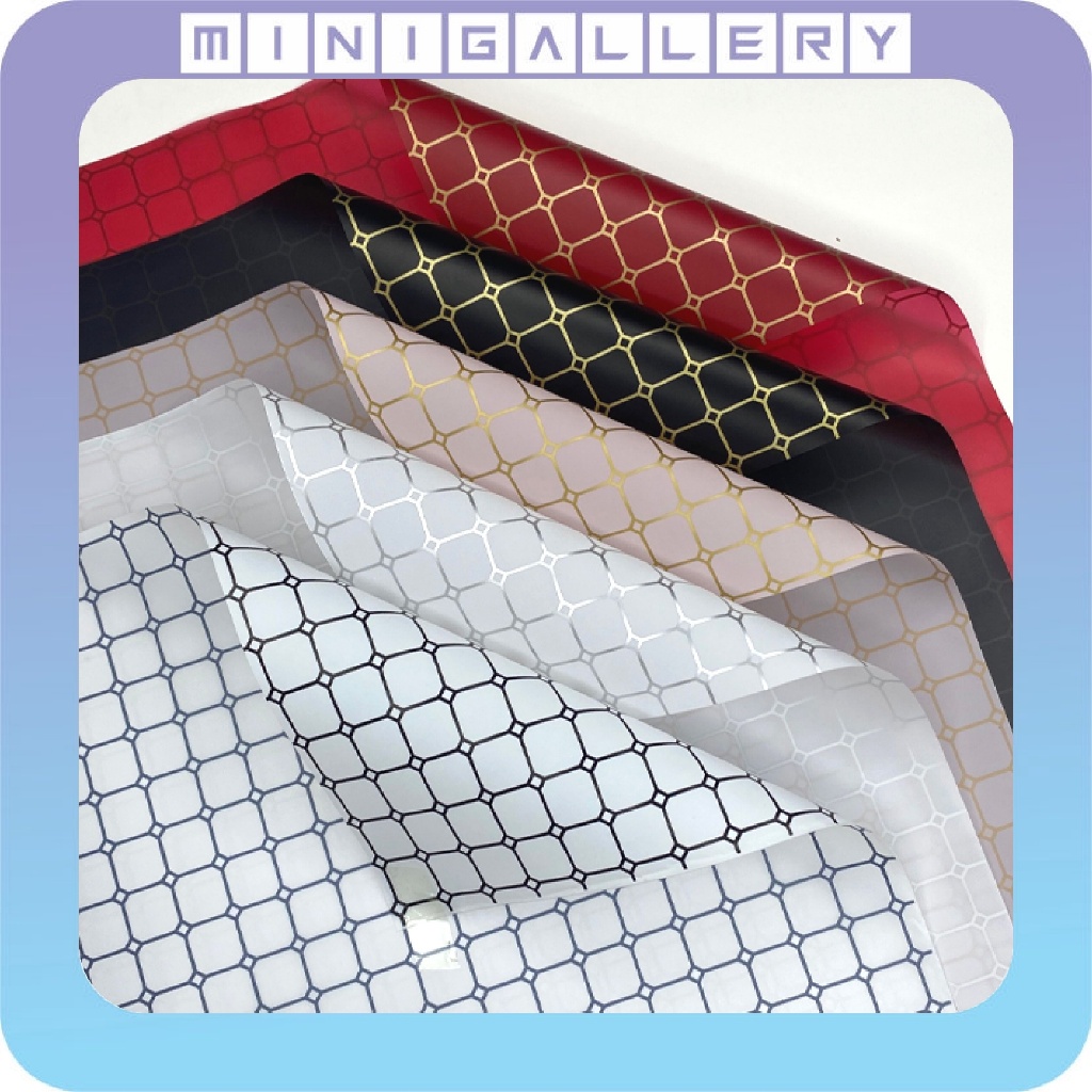 

Kertas Buket Bunga Cellophane Goldline Flower Wrapping Paper Florist Hand Bouquet Kertas Kado KB6246