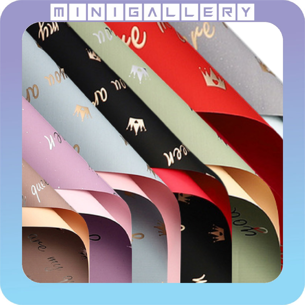 

Kertas Bunga Buket Dua Warna Flower Wrapping Paper Korean Premium Cotton Cellophane Ecer KB6023