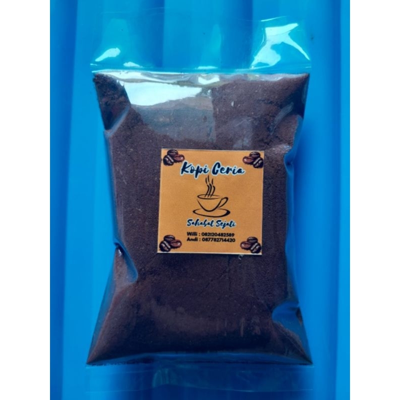 

Bubuk kopi arabika gayo aceh 100%asli tanpa campuran kemasan 100gr