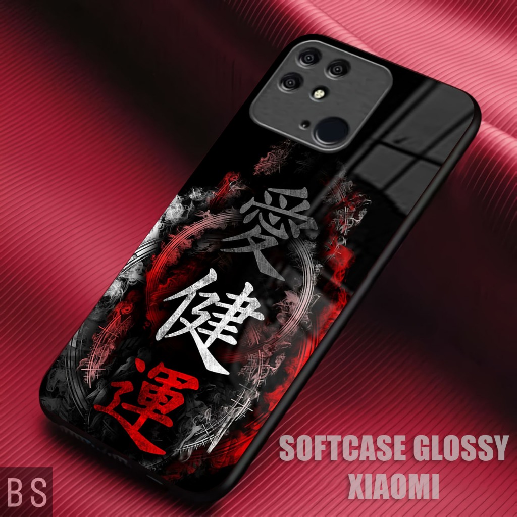 [ AF30 CHINESE WRITING]Case Glossy HD Redmi 10C/12 4G/12 C/13/A3 4G Kamera Protector Kesing Silikon 