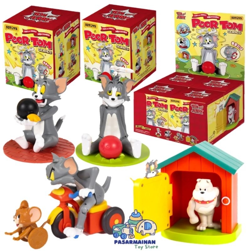 Blind Box Tom And Jerry  Poor Tom Series Random Figure Tom And Jerry