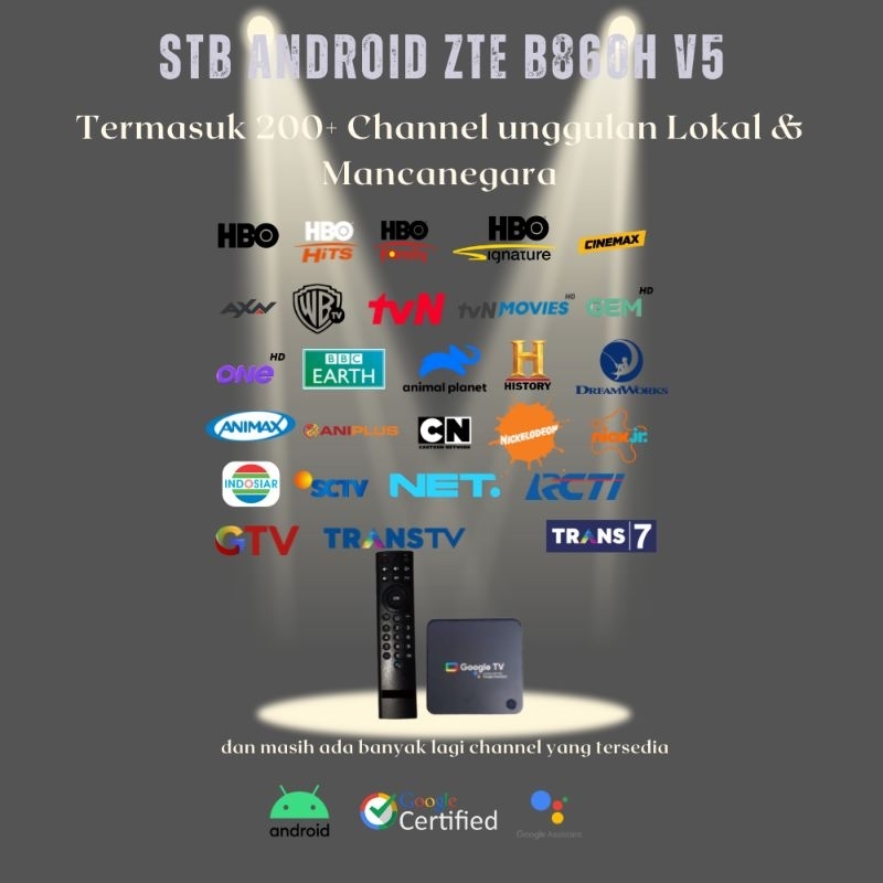 (Baca Deskripsi) STB ZTE B860H V5 CFW Full Root Unlock Full Aplikasi Siap Pakai Minus WiFi LAN Only