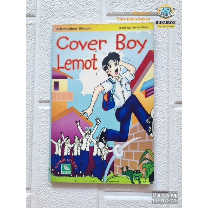 Cover Boy Lemot by Adzimattinur Siregar - Novel Bekas Preloved Original serial ABG asli baru gede Zi